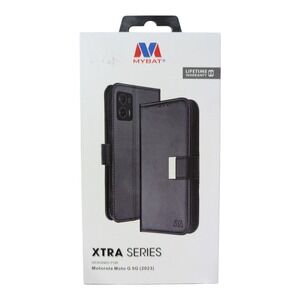 H2. Mybat Xtra Series My Jacket Wallet Case For Motorola Moto G 5G‎ (2023) Black